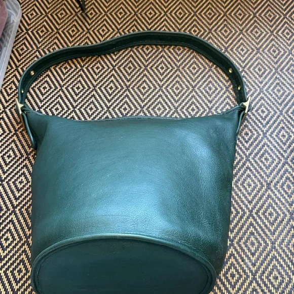 Vintage coach xl duffle sac 9085 BOTTLE GREEN